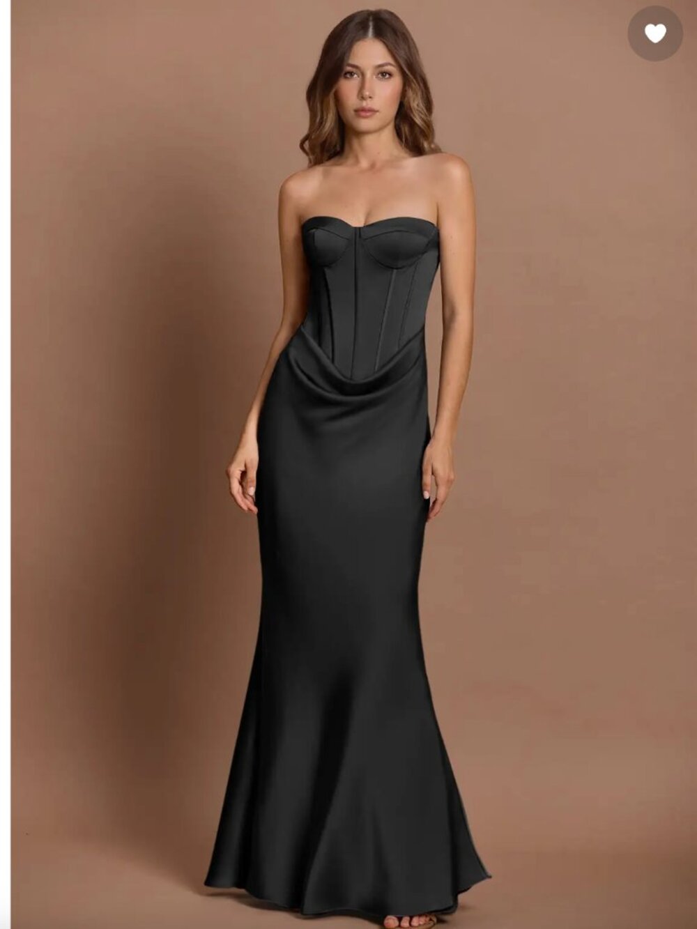 Azazie Atelier Lirielle Black Maxi Dress